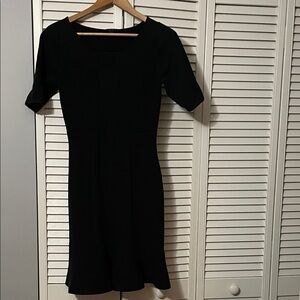 Ann Taylor Elegant Black Knit Dress